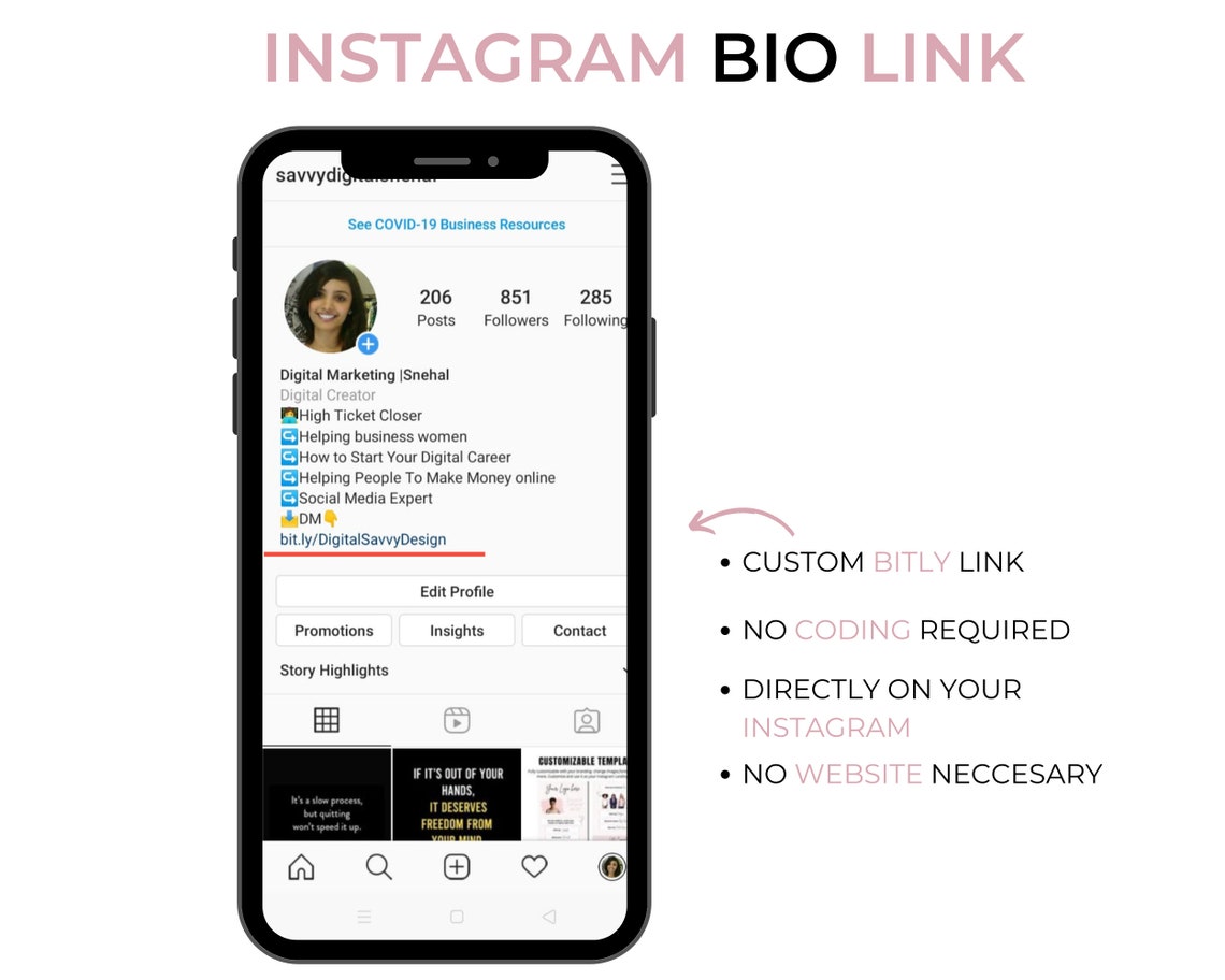 Instagram Landing page TemplateMini WebsiteFree Website | Etsy