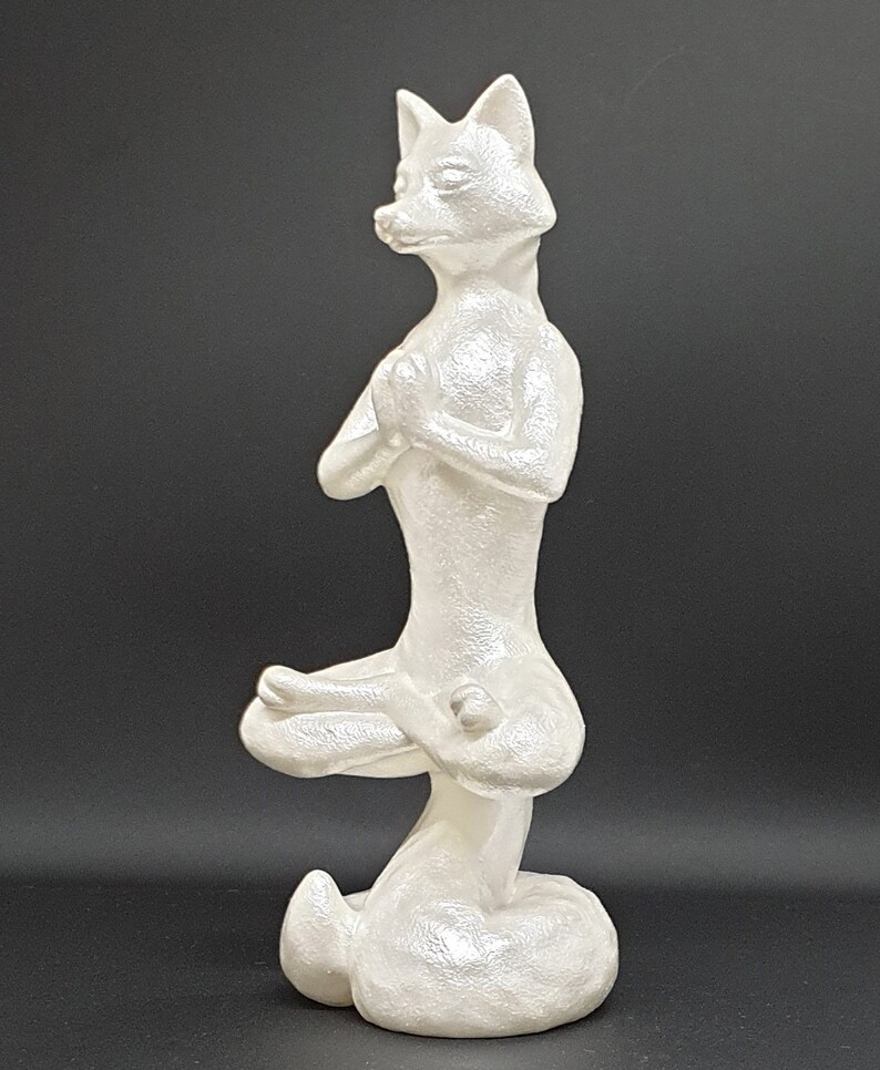 3d prints sculpture fox statue geometric sculpture fox figurine 3d fox 3d printed fox sculpture gift wire sculpture 3d printed fox