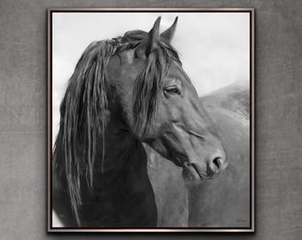 Wild Mustang Photography Print: "Light Within" Equine Wall Art