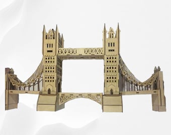Tower bridge - file for cutting - size 70x15 sm