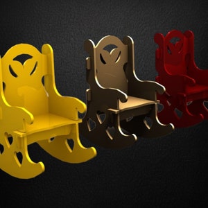 Kids rocking chair - file for cutting