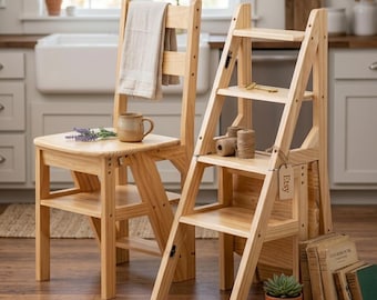 Archivo de corte digital para escalera de silla (PDF)