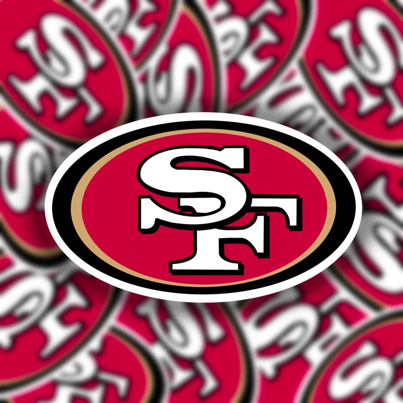 San Francisco Forty Niners Sticker Etsy