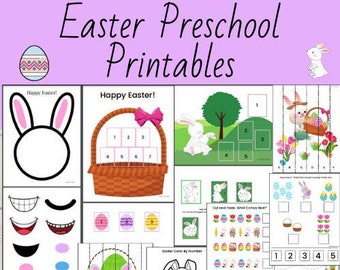 Easter Preschool Activities, Easter preschool printable, Easter activities, preschool Easter worksheet, Easter worksheet preschool