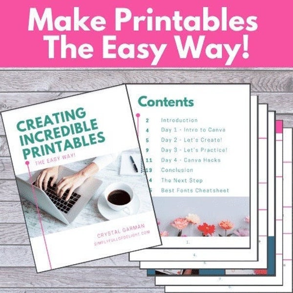 Creating Printables the Easy Way - how to create worksheets, how to create printables that sell