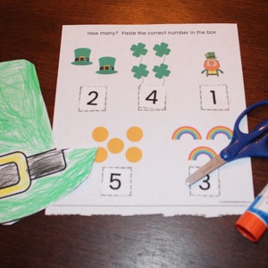 St. Patrick's Day Preschool Activities, St Patricks Day preschool printable, St Patricks activities, preschool St Patrick's Day worksheet image 3