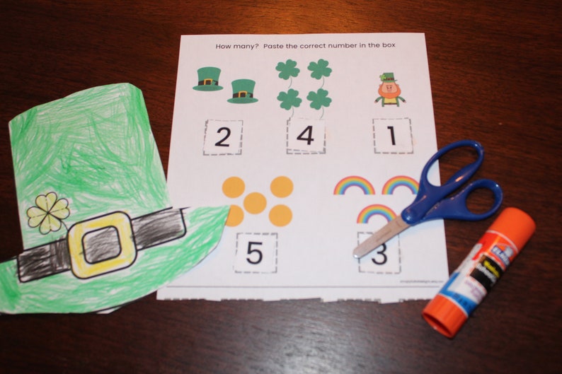 St. Patrick's Day Preschool Activities, St Patricks Day preschool printable, St Patricks activities, preschool St Patrick's Day worksheet image 3