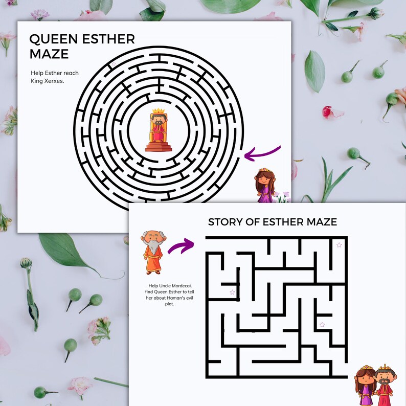 Queen Esther Bible Story, Queen Esther activities and games, Queen Esther Craft, Kids Bible Class, Sunday School Lesson Plans image 7