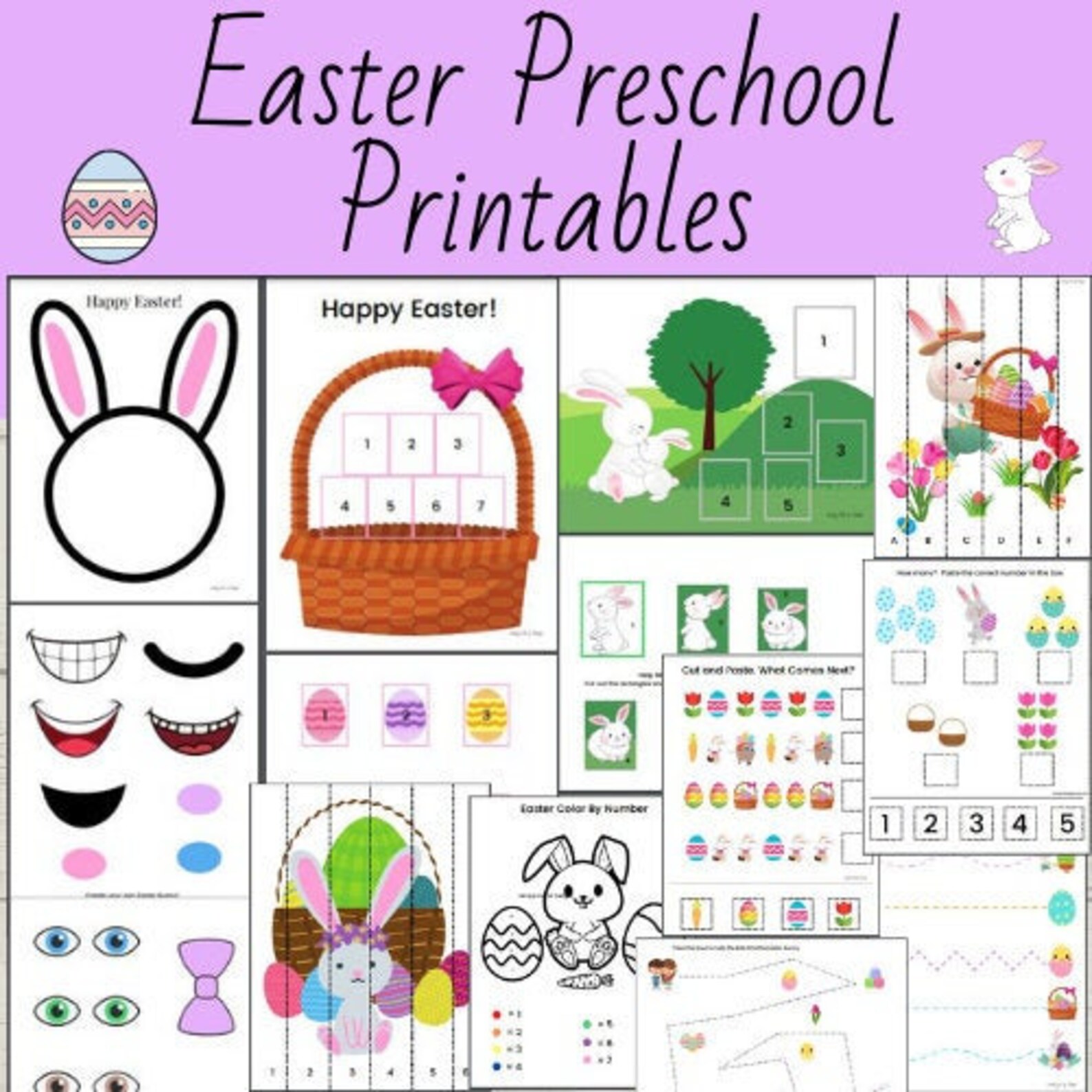 Easter Preschool Activities, Easter Preschool Printable, Easter Activities, Preschool Easter