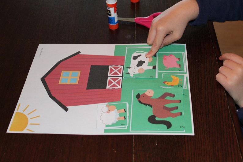 Farm Preschool Activities, farm printables, farm worksheets, preschool worksheets, farm preschool printable, farm busy book, homeschooling image 3