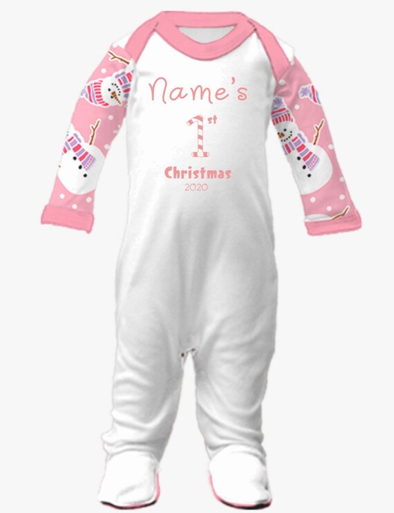 1st christmas sleepsuit