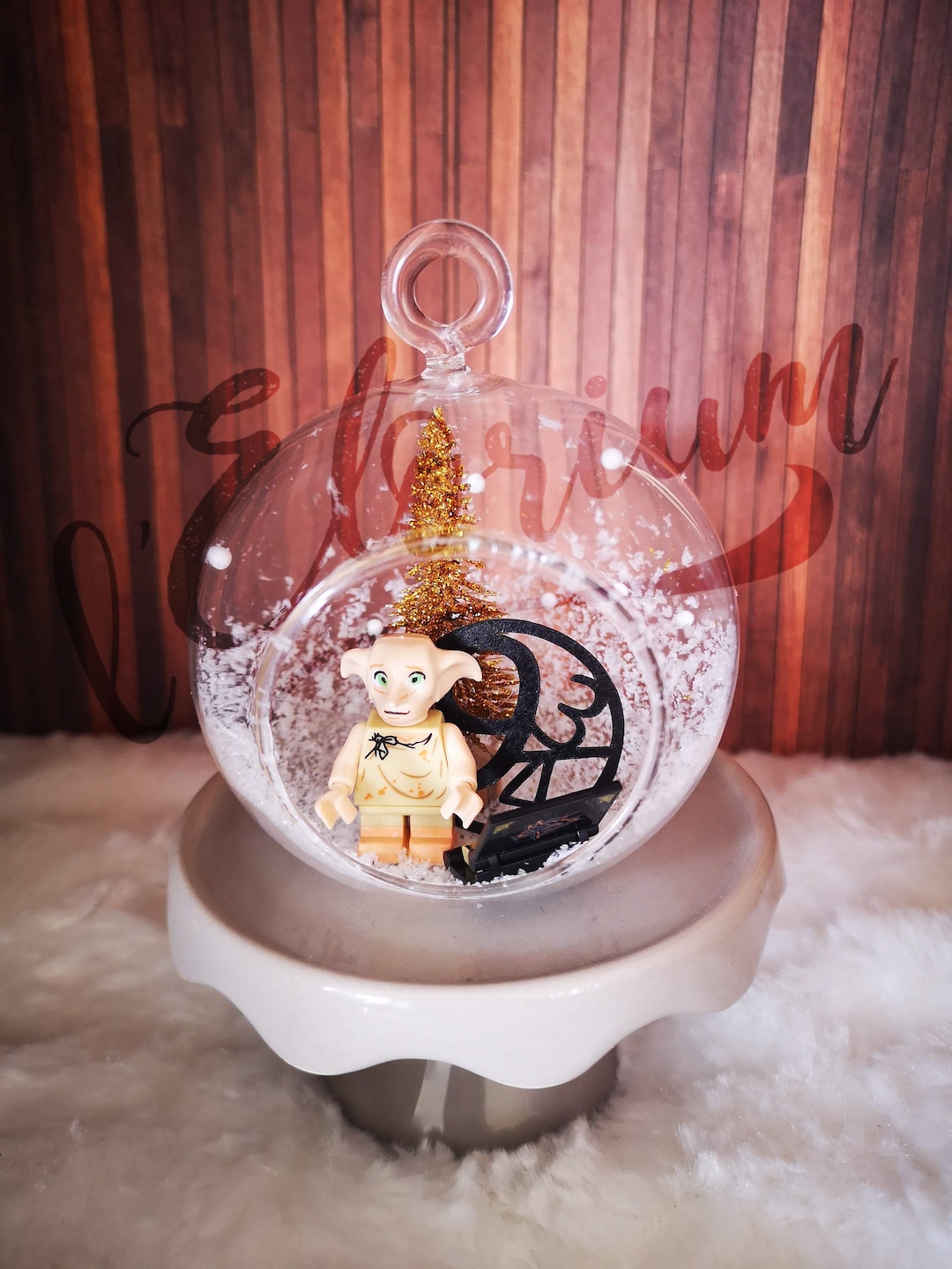 Boule De Noël Harry Potter Dobby éclairée - Ornement En Verre 10 Cm Avec LED - Décoration Licenciée Et Collectionnable - 7