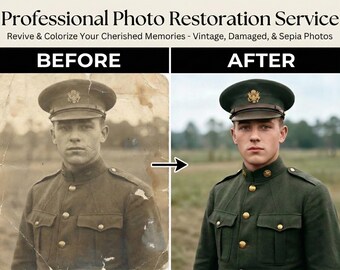 Photo Restoration Service | Digital Photo Repair | Colorize Black and White Photos | Old Photo Retouching & Enhancement
