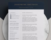 Professional Resume Template for MS Word| Resume/CV + Cover Letter + References | Modern Resume Template | Instant Download
