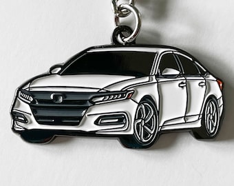 Honda Accord Keychain | 10th Gen - 2018 to 2022 | Red, Blue, White, Sonic Gray