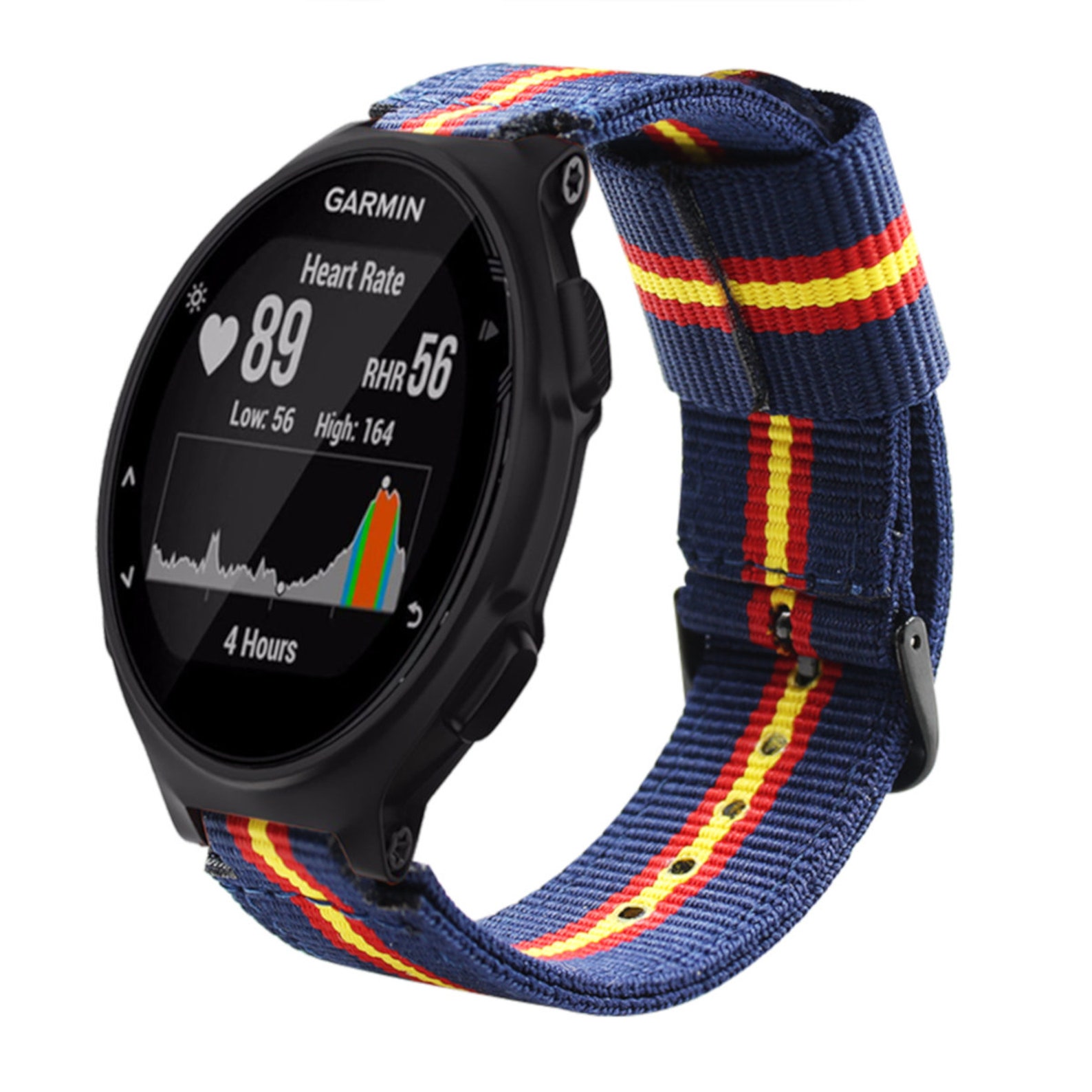 Nylon Strap Compatible With Garmin Forerunner 235 / 220 / 230 Etsy