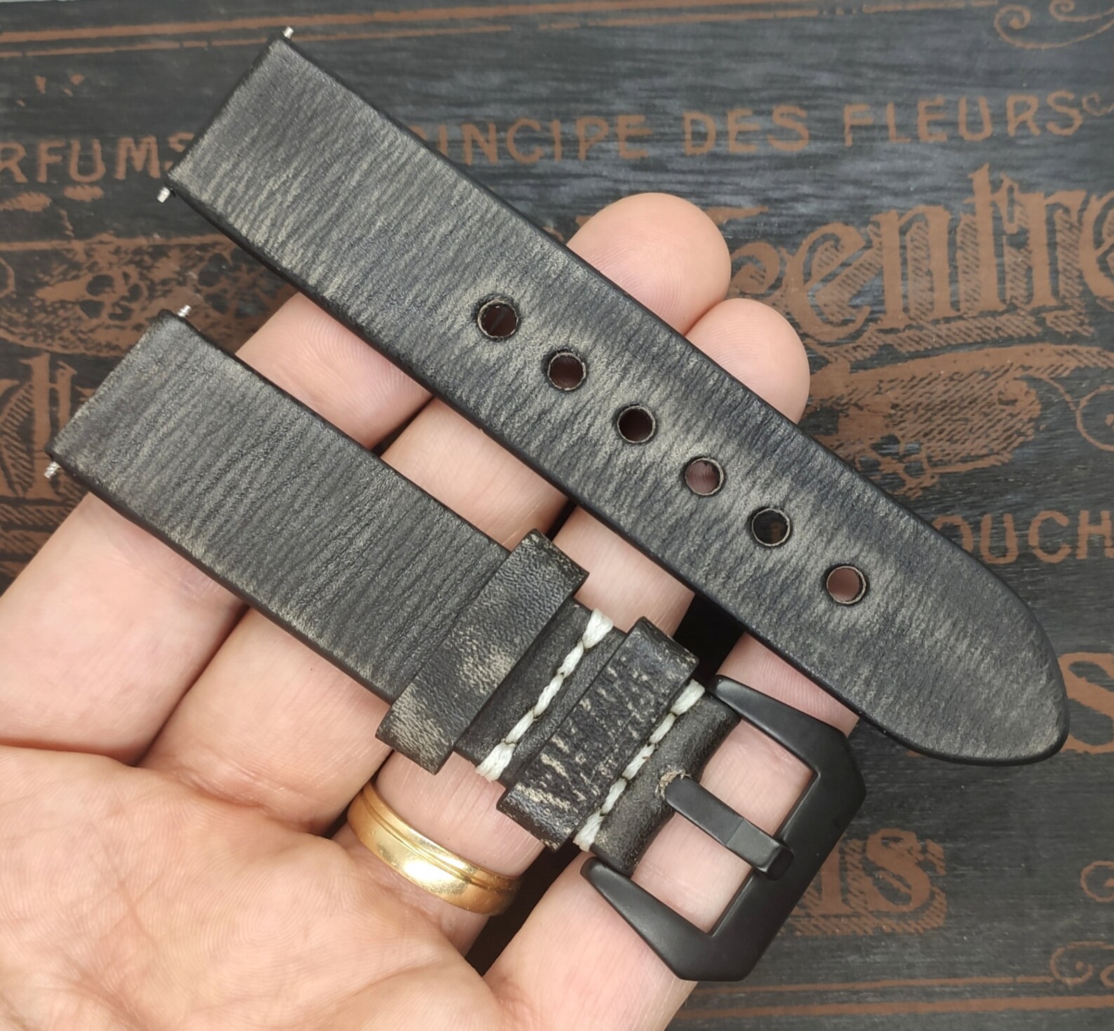 Genuine Leather Strap for Samsung Galaxy Watch 3 45mm / Gear | Etsy