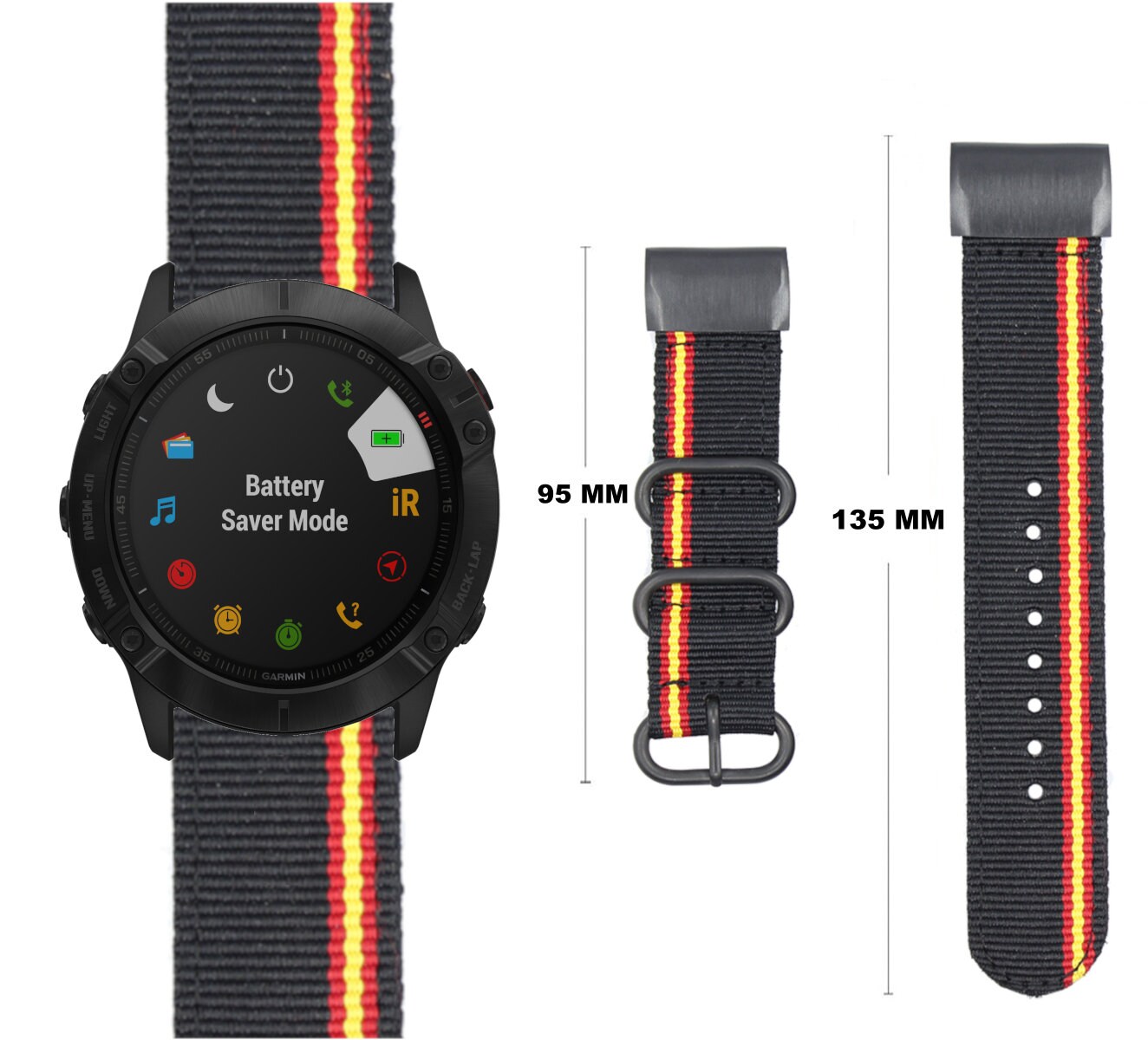 fenix 5 nylon band