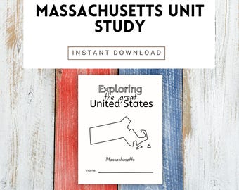 Feuilles de travail sur le Massachusetts et unité d'étude