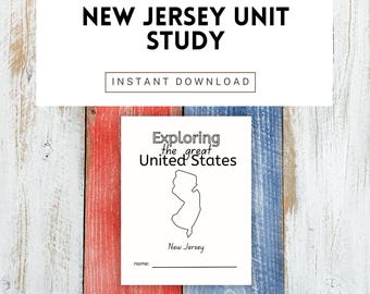 Feuilles de travail sur le New Jersey et unité d'étude