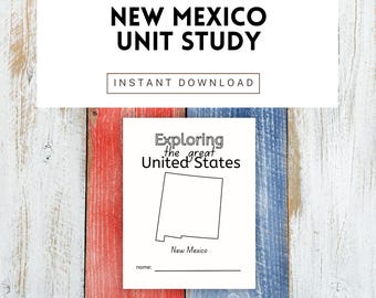 Feuilles de travail du Nouveau-Mexique et unité d'étude