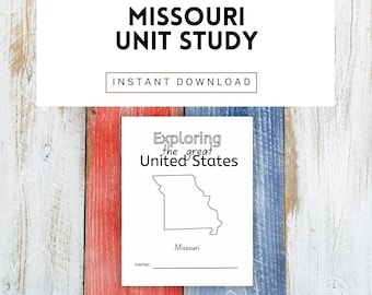 Feuilles de travail sur le Missouri et unité d'étude
