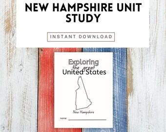Feuilles de travail et unité d'étude du New Hampshire