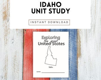 Feuilles de travail de l'Idaho et étude unitaire