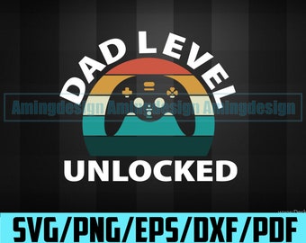 Download Dad Level Unlocked Etsy