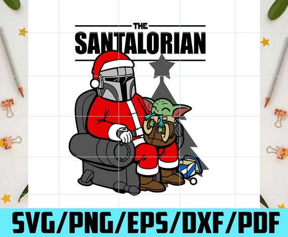 Download The Santalorian Svg Christmas Svgchristmas Gift Santa Svg Etsy