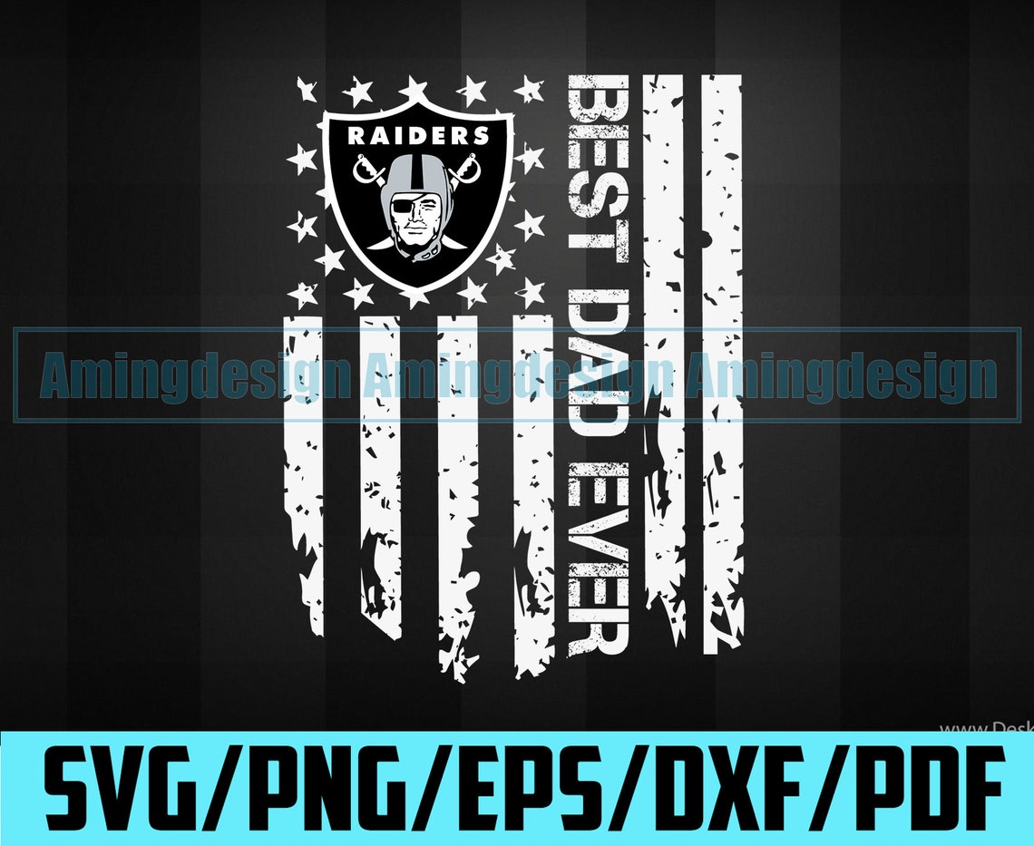 Download Best Dad Ever Las Vegas Raiders Svg Fathers Day Svg Raiders | Etsy