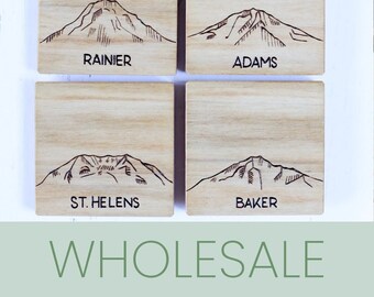 WHOLESALE - Washington Mountain Coaster Set