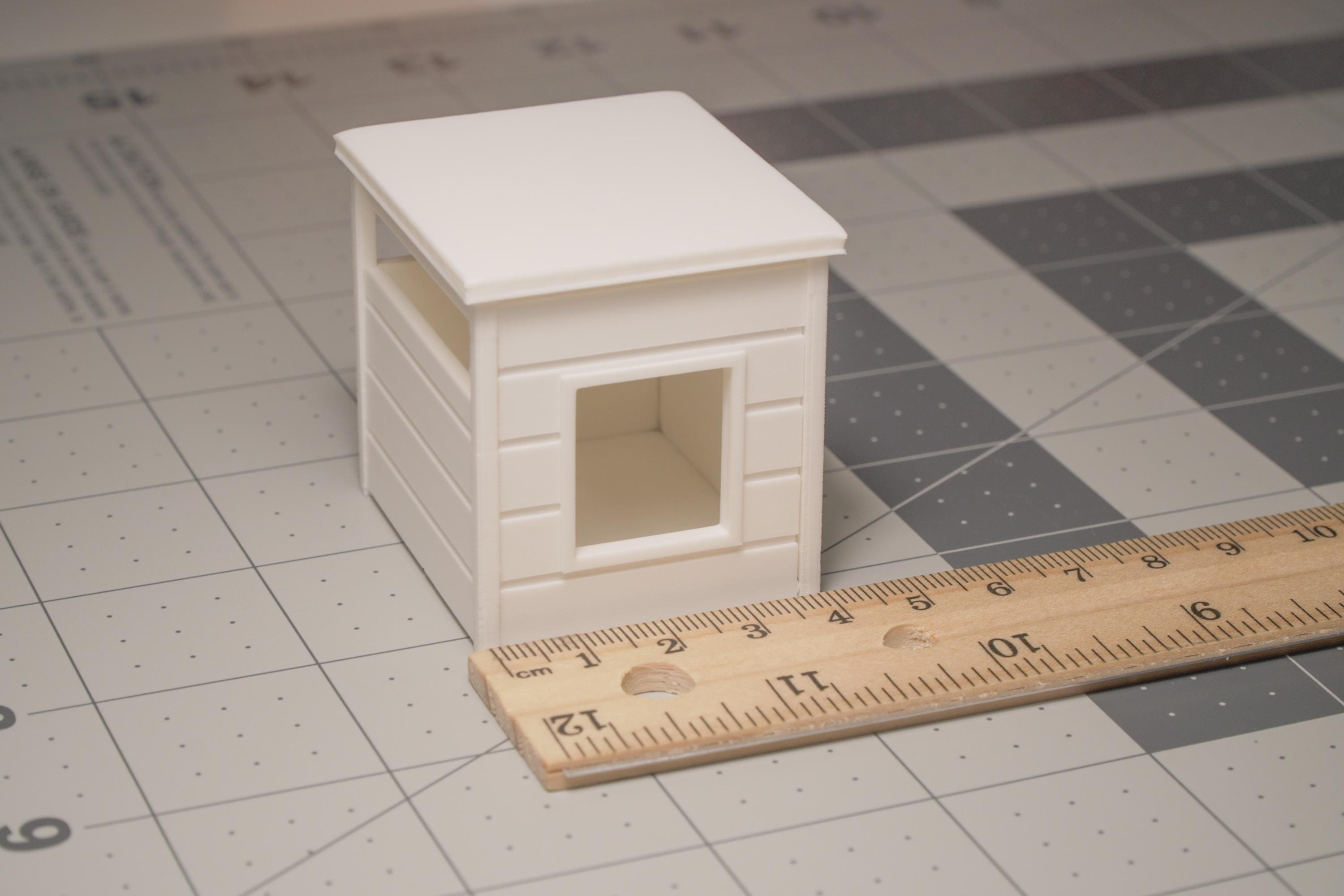 1/12 Scale Enclosed Cat Litter Box Miniature | Dollhouse Furnitures ...