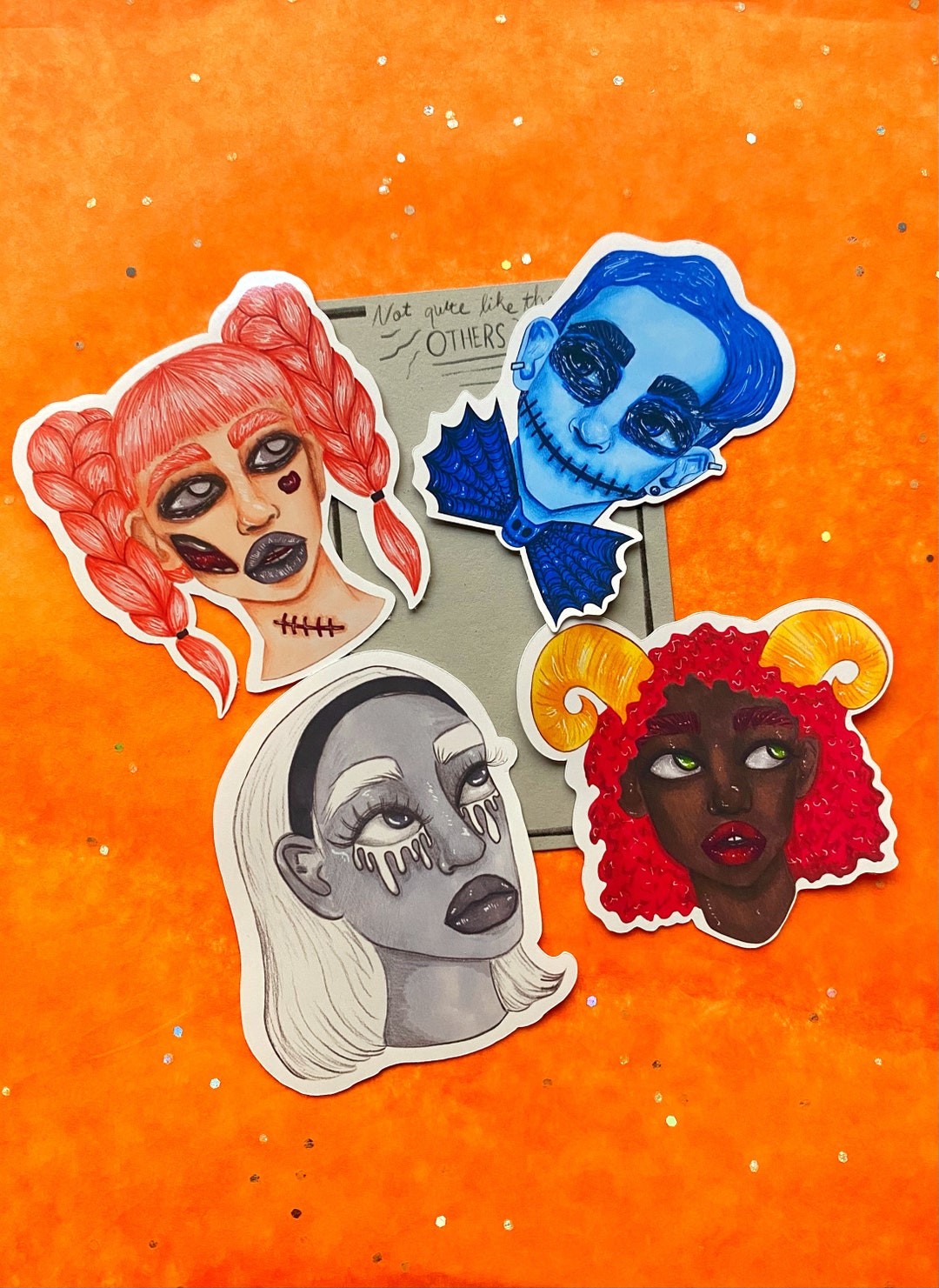 Others Sticker Not Like the OTHERS (4 Sticker Pack) - Etsy