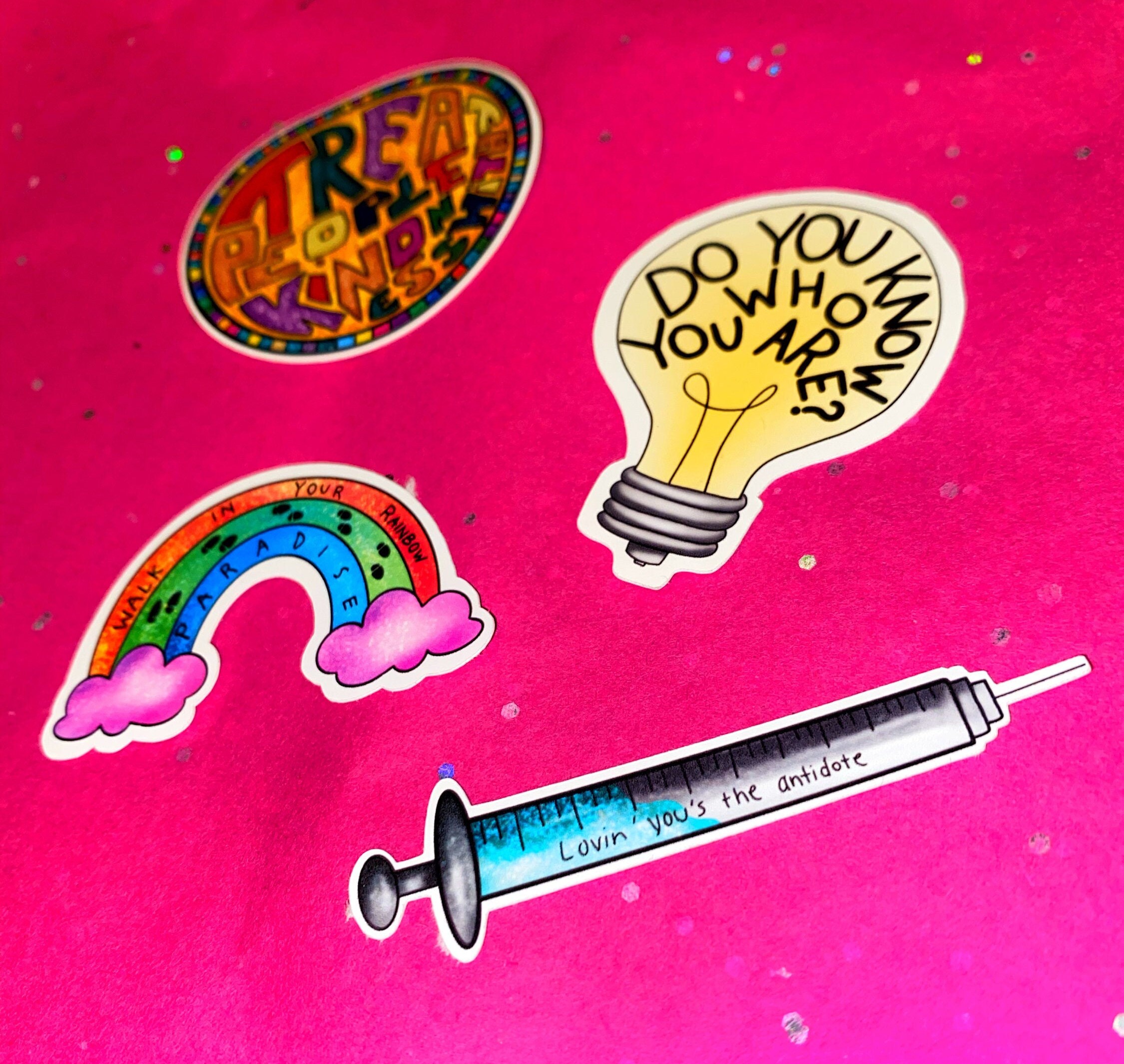 FINE LINE (4 Sticker Pack) - Etsy