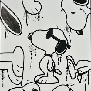 Abstract Snoopy (16x20)