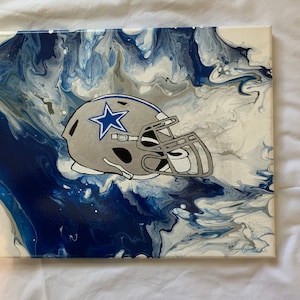 Dallas Cowboys Helmet Painting (11x14)