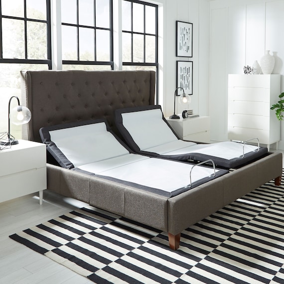 Split Queen Dual Adjustable Electric bed with 10 memory Etsy