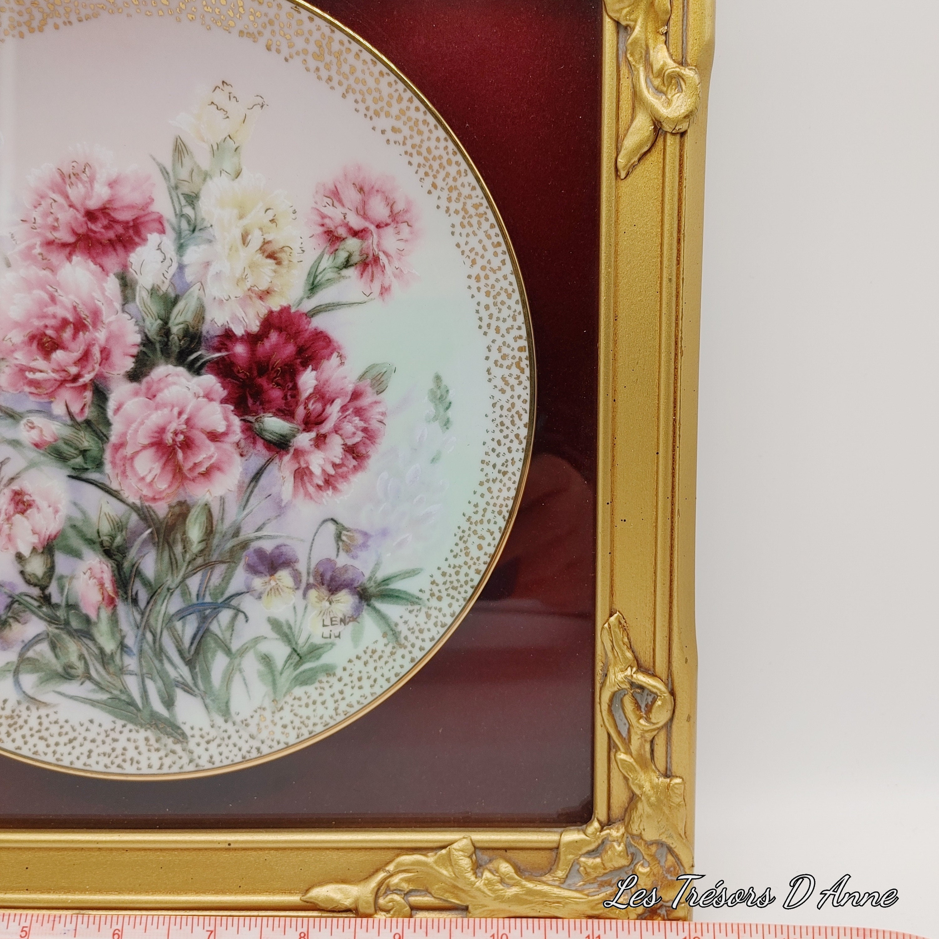 Vintage Vintage Gold Frame Wall Decoration Collector's Etsy