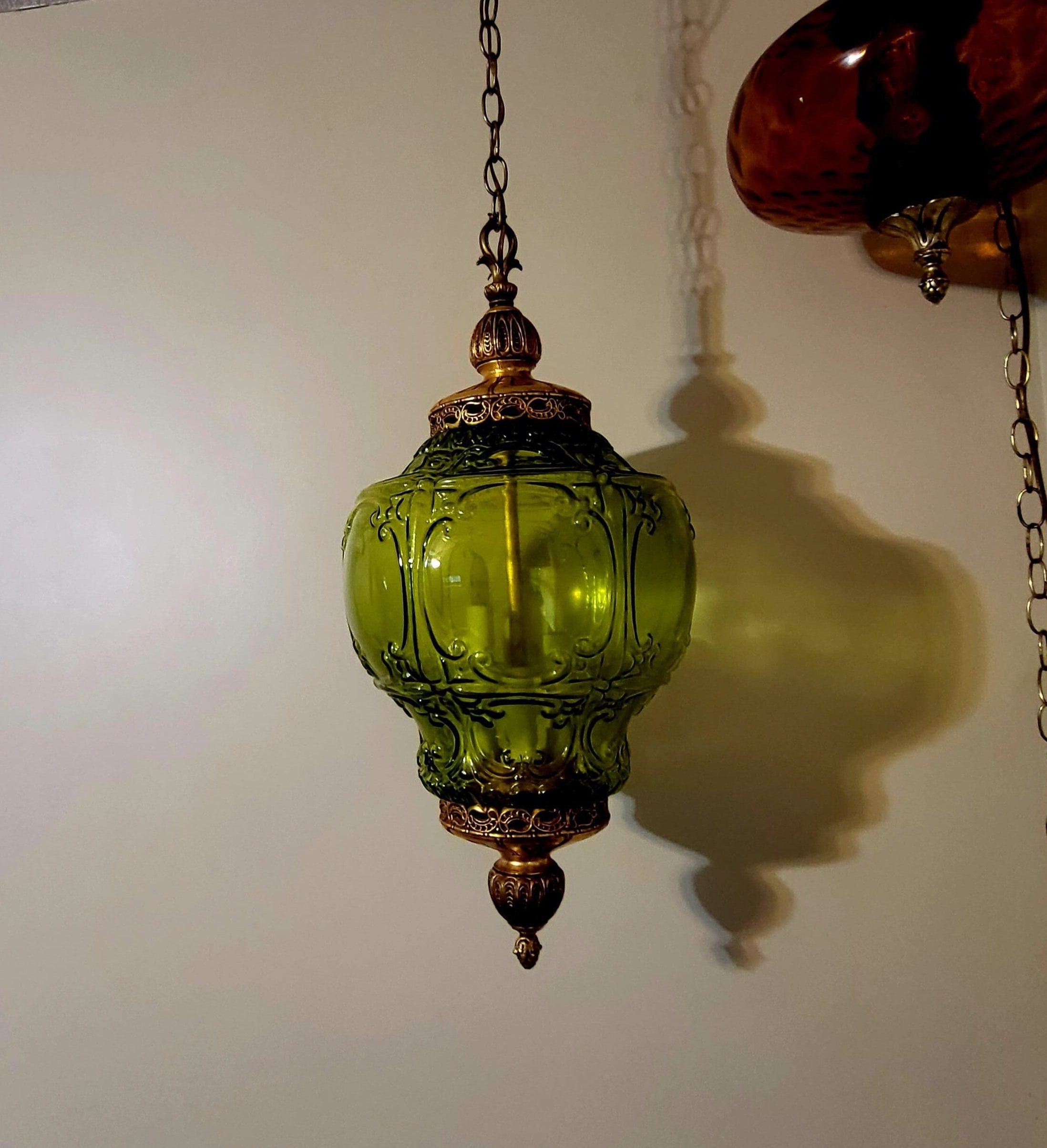 Vintage hanging lights deals