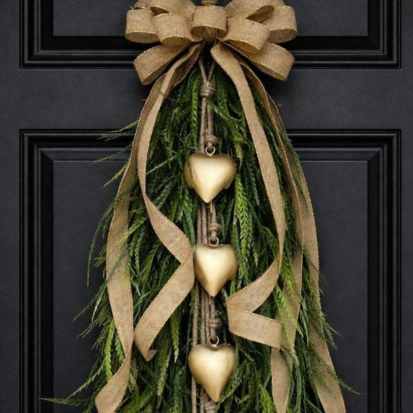 Year Round Wreath, Everyday Wreath, Saw Grass Front Door Wreath, Double Door Wreaths, XL Rustic Farmhouse Home Decor, Extra Large Door Swag