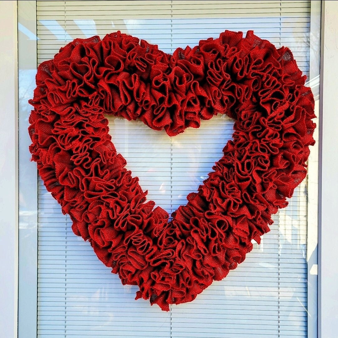 Heart Wire Wreath Base Supply Wreath for Front Door Wreath Frame