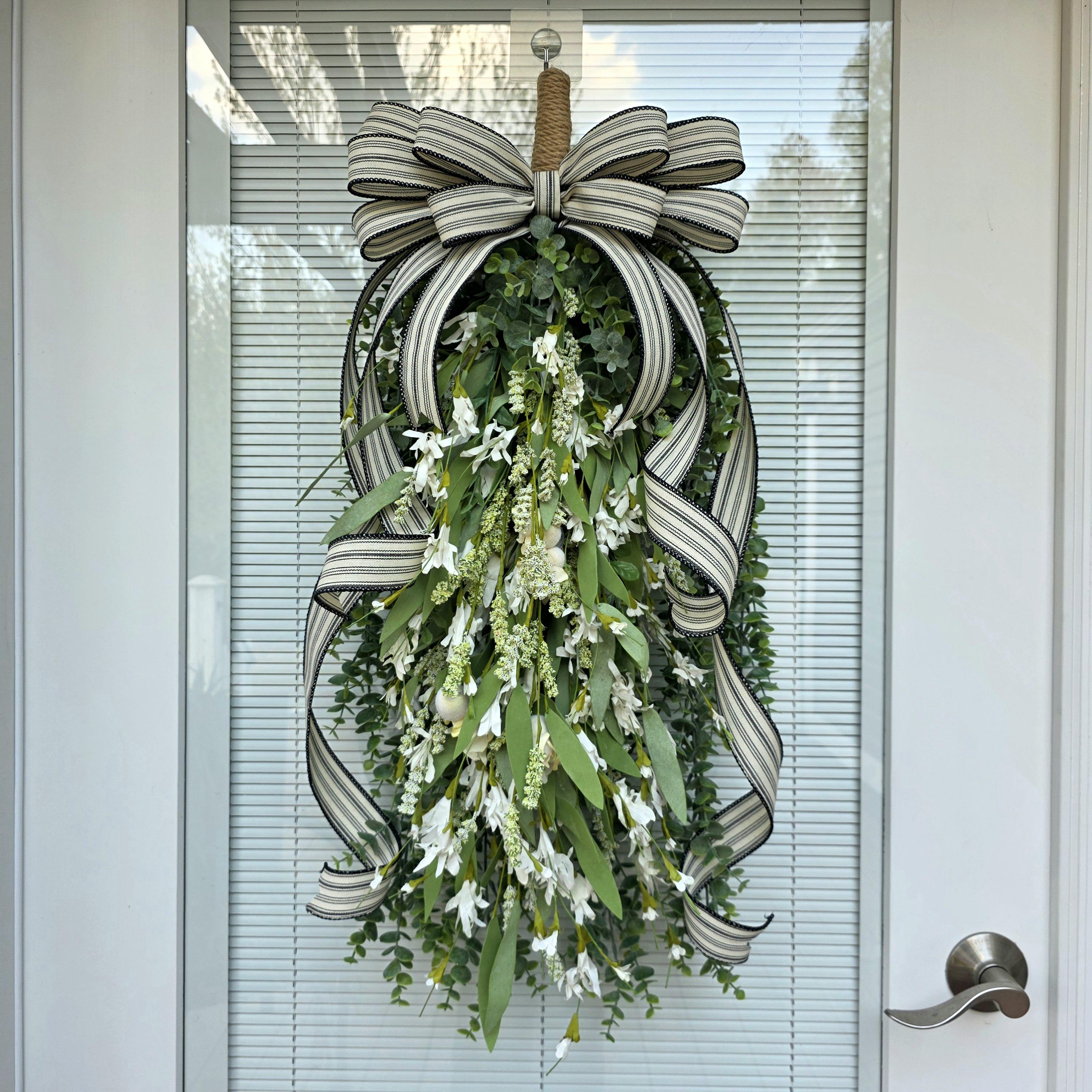 Year Round Wreath For Front Door Decor, Double Door Wreaths,…