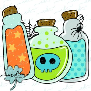Halloween Potions- Boy- CD - PNG, Digital Download for sublimation and printables