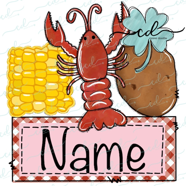Crawfish Boil Trio- Rosa - CD - PNG, Download digitale per sublimazione e stampabili