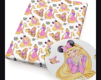 Set di lenzuola Rapunzel su misura per letto singolo.