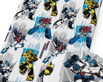 Transformers tons of prints available, you choose. 100% cotton sheets,  crib sheets, blanket, pillow case, mobile , toddler bed, crib