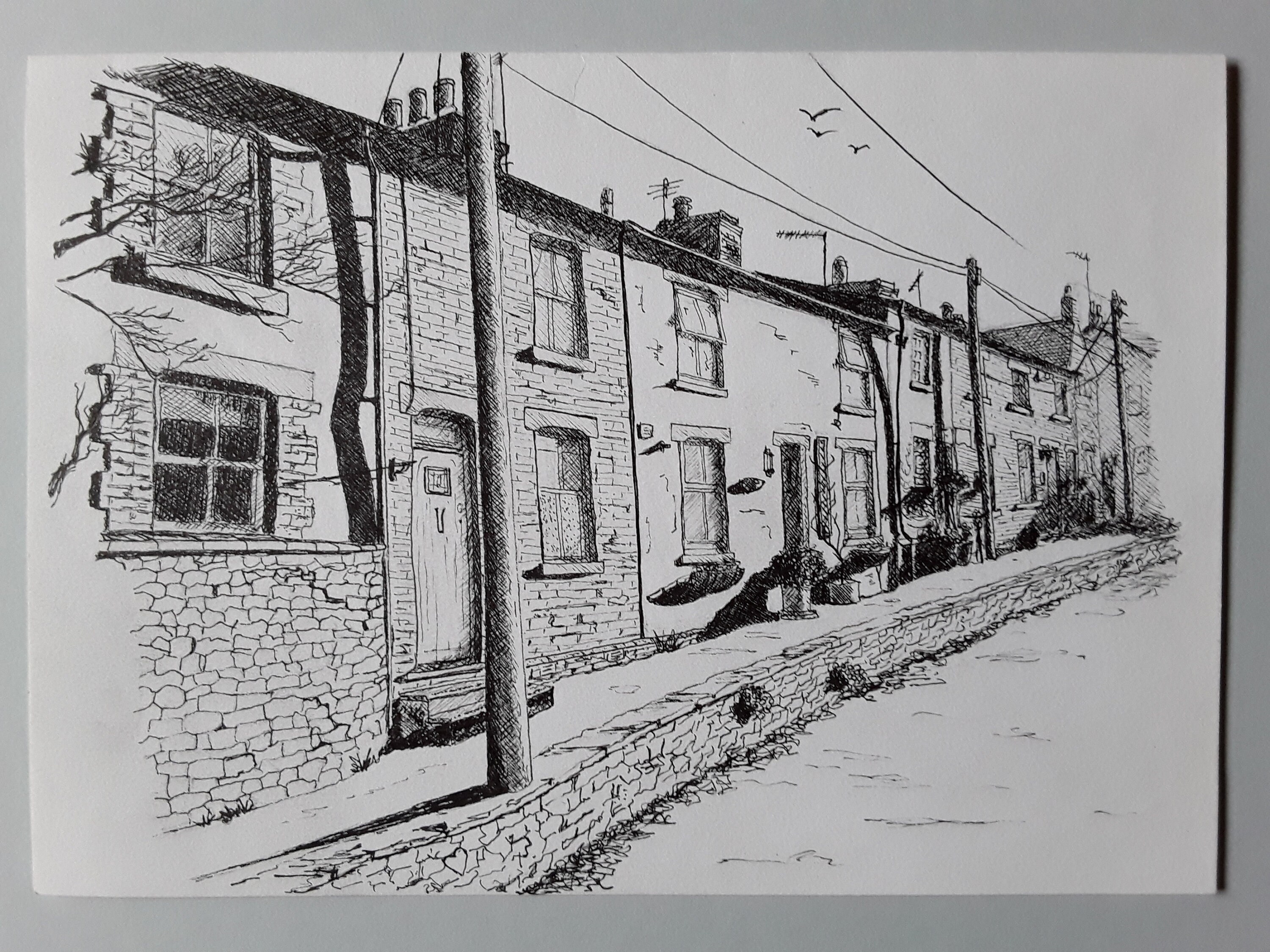 Bespoke Pen and Ink Drawing of Your Home, Custom Handdrawn Illustration Etsy UK