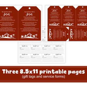 Gift for Jesus Printable: Family Christmas Service Activity (digital ...