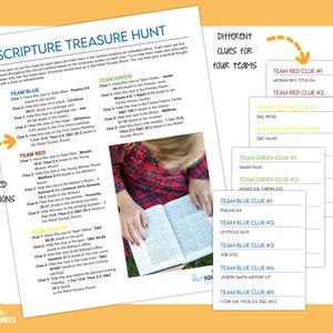 LDS Scripture Treasure Hunt, latter-day saints, indoor scavenger hunt, christian treasure hunt, lds church treasure hunt, youth activity